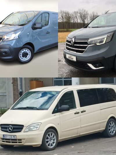 Najam putničkih i teretnih kombi vozila